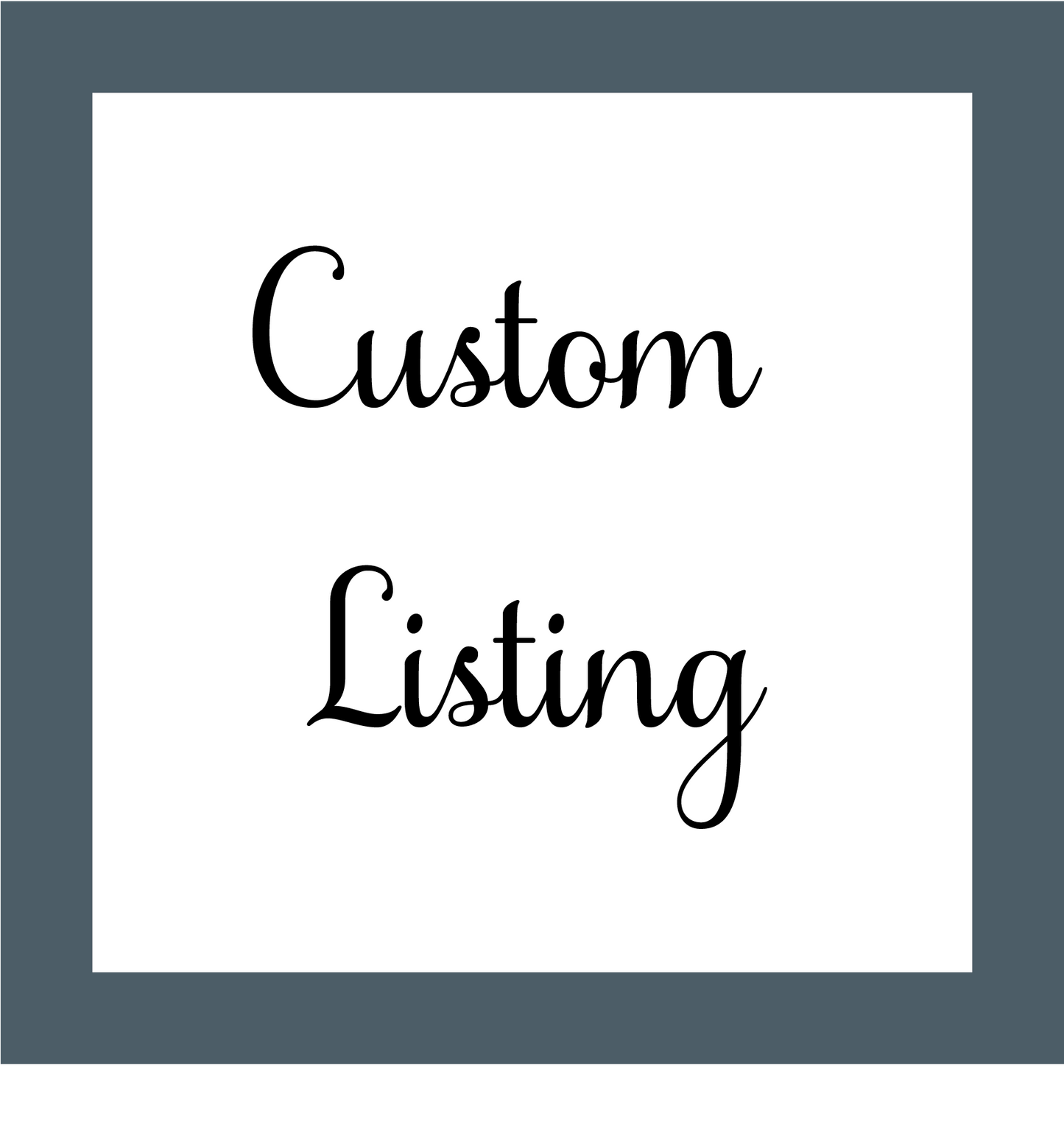 Custom order for Leanne