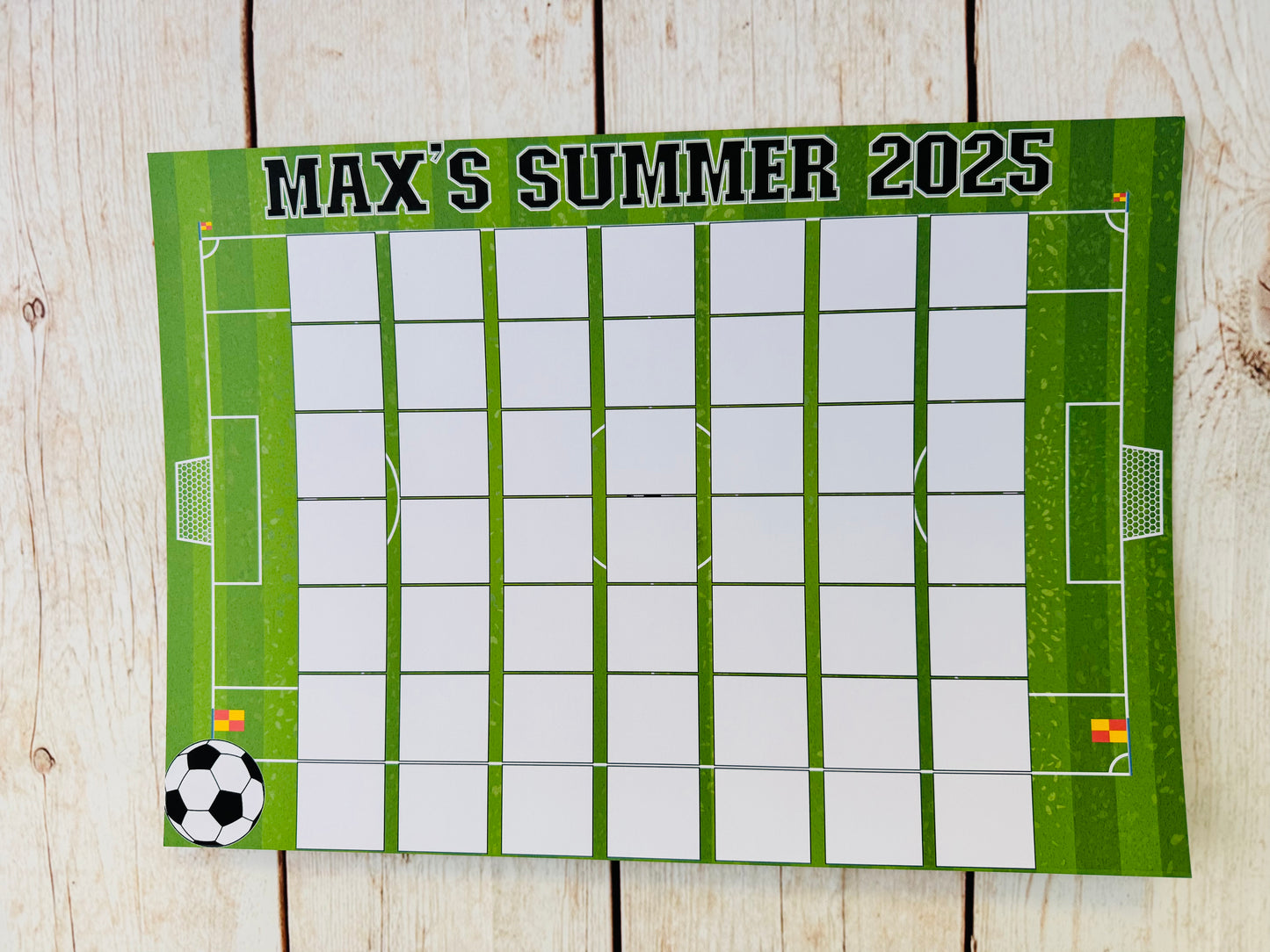 Personalised Summer Holiday Planners