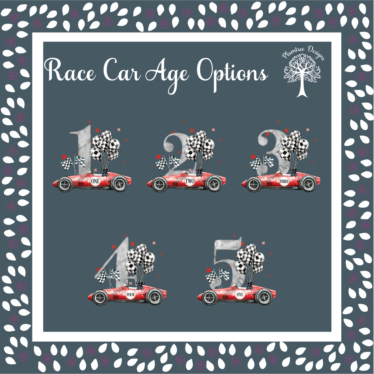 Personalised Race Car Wrapping Paper