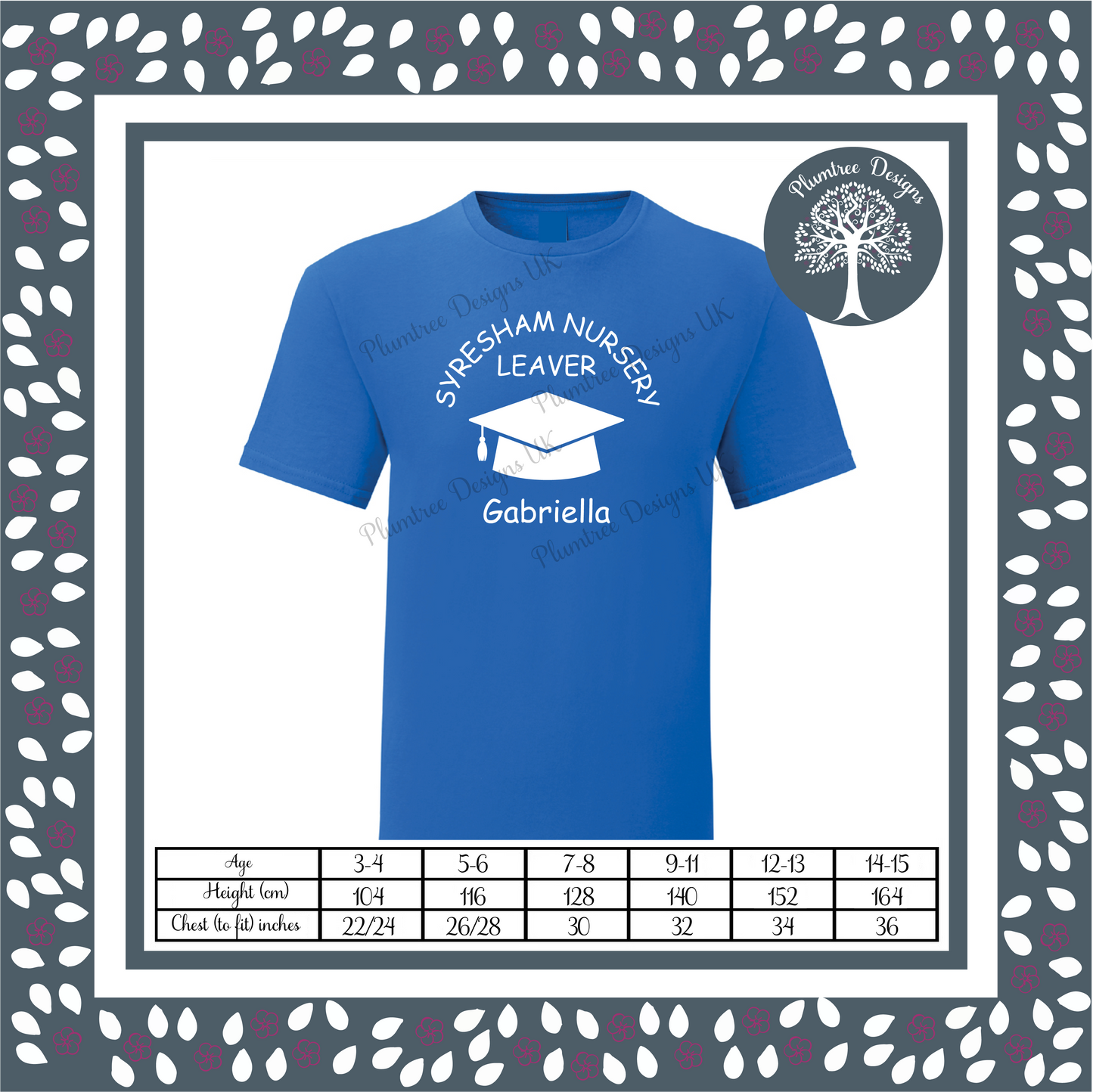 Syresham Pre-School 2026 Leavers T-shirt