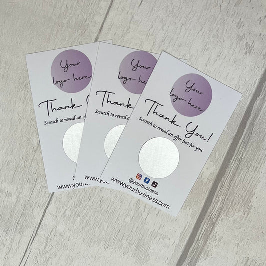 Custom Scratch Cards