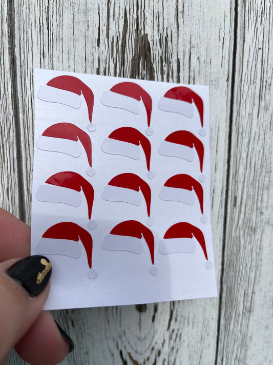 Christmas Santa Hat Decal