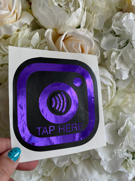 Instagram NFC Sticker, Car Decal