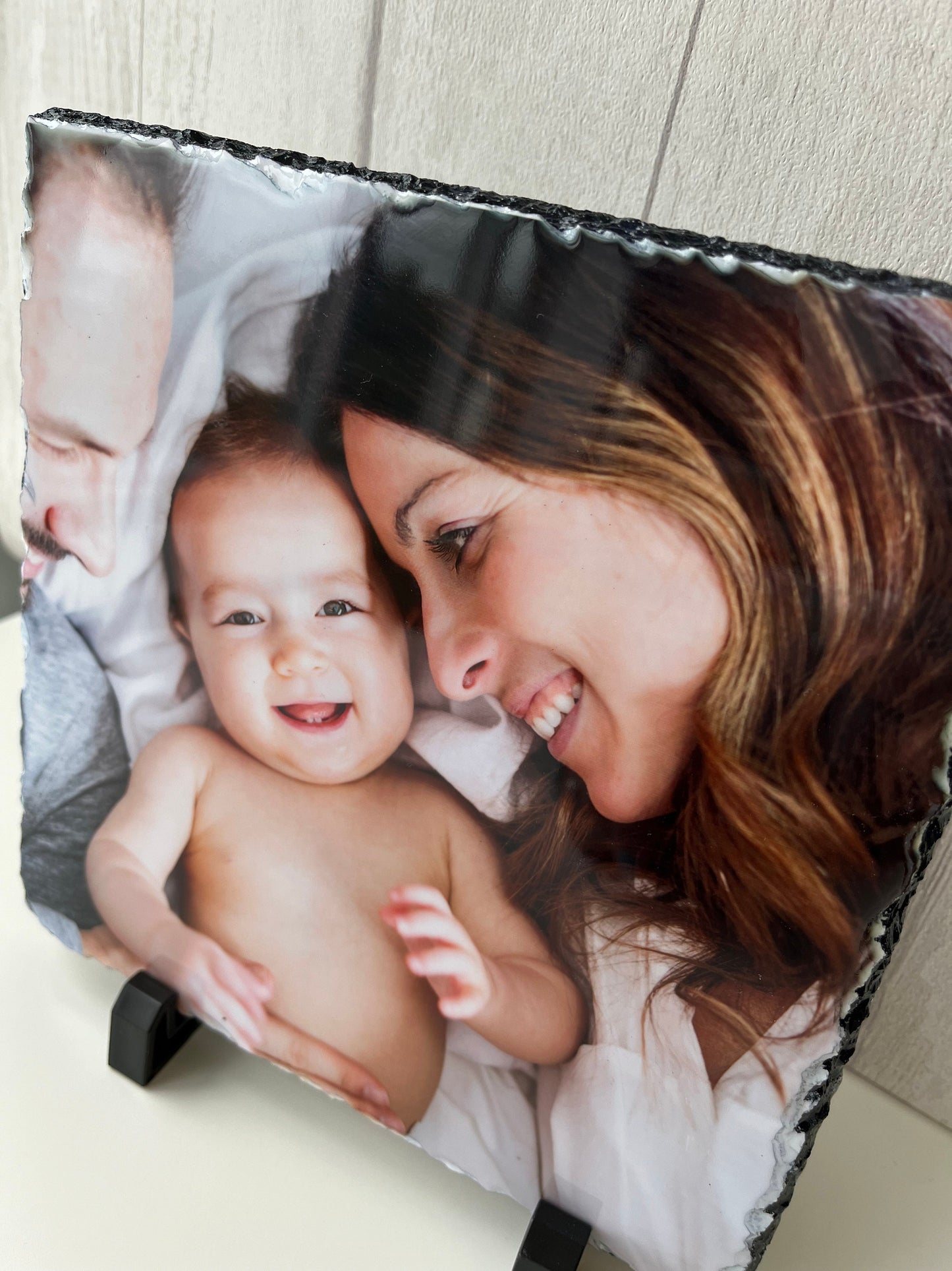 Personalised Glossy Photo Slate, Square