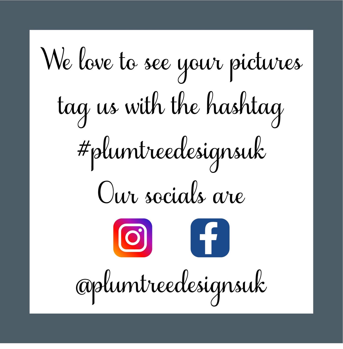 Personalised Glossy Photo Slate, Square