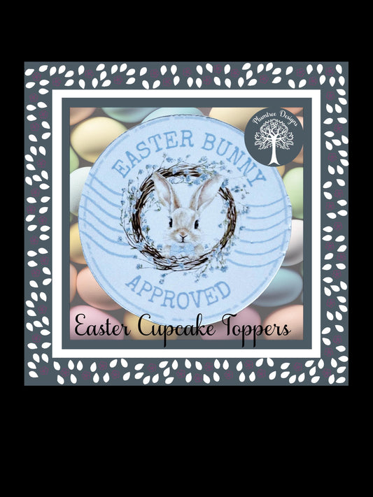 Easter Bunny Cupcake Topper