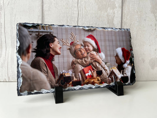 Personalised Photo Slate, 12x22cm