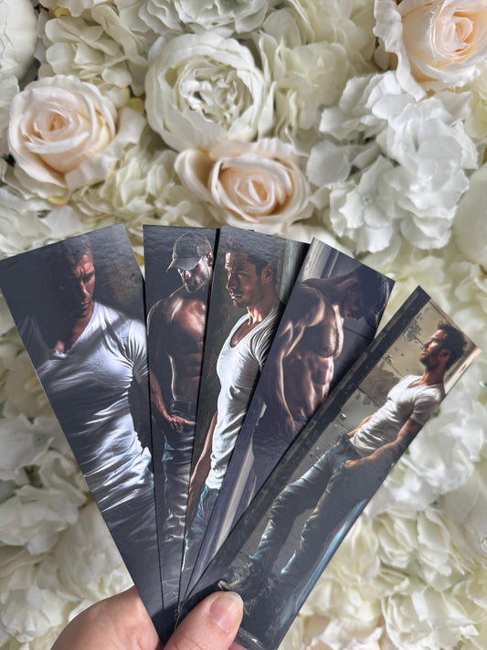 Alpha Male Bookmark, MMC, Bookmark Set 5 pcs