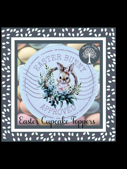 Easter Bunny Cupcake Topper