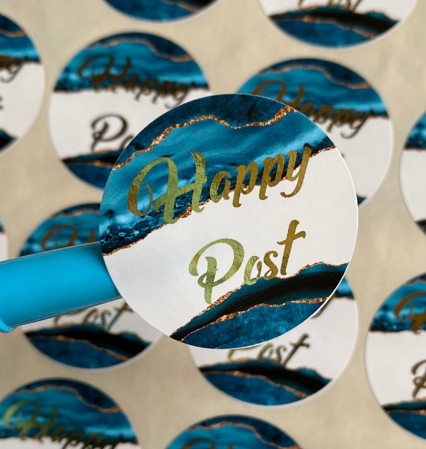 Happy Post Sticker Small Business Sticker Foil sticker