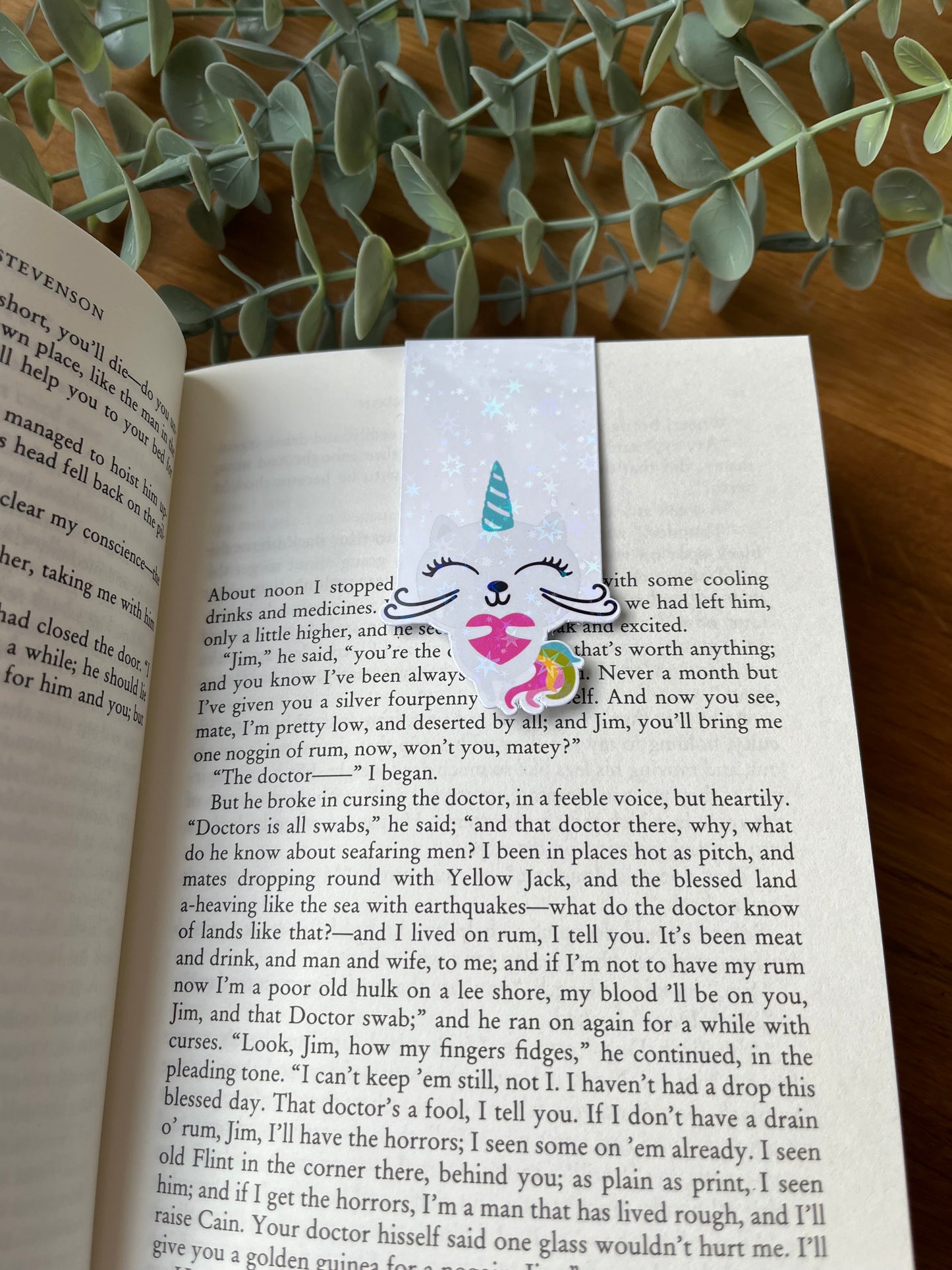 Magnetic Bookmark·Kittycorn·Stocking Filler·Reading Gift·Book Lover Accessories·Book Gifts·Holographic