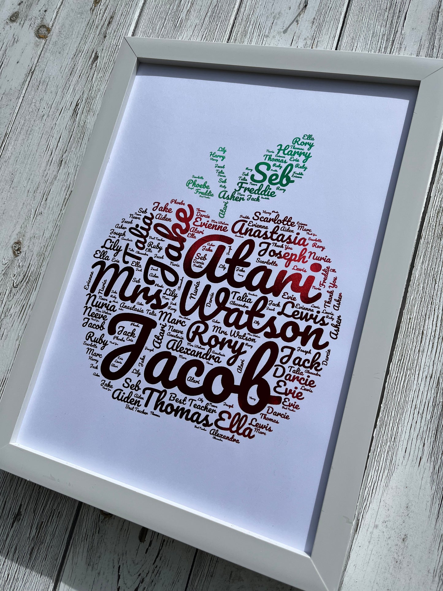 Teacher Gift•Personalised Teacher Print•Personalised Teacher Thank You Gift•End of Term Gift•TA Gift•Personalised TA Gift•Teacher Thank You